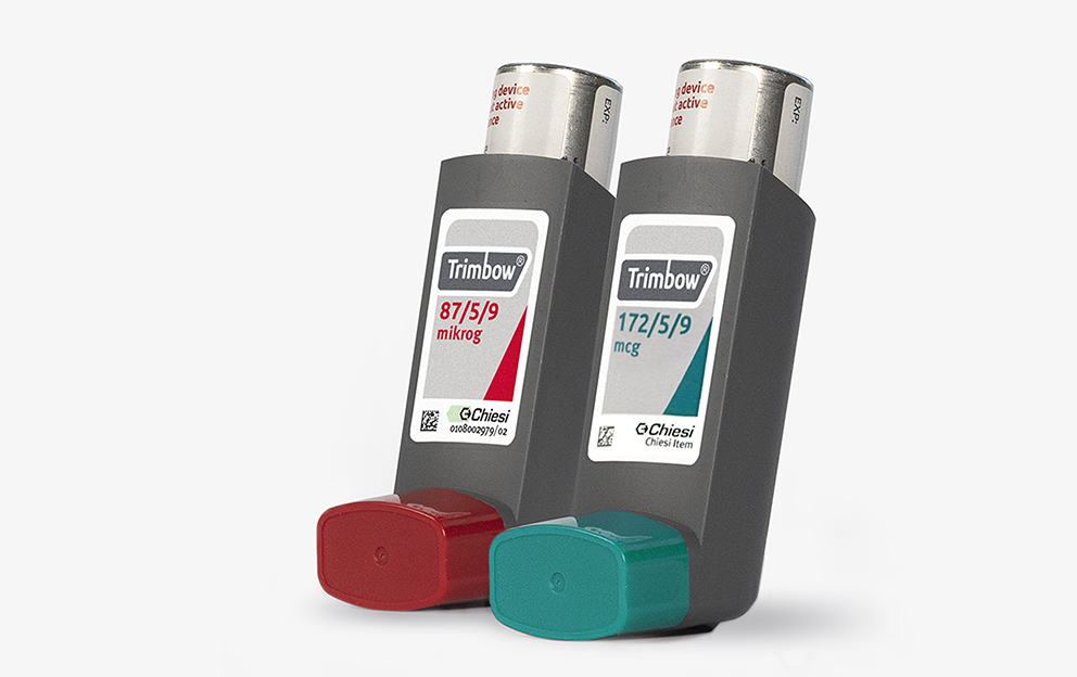 Chiesis Trimbow sprayinhalator for Astma-KOLS